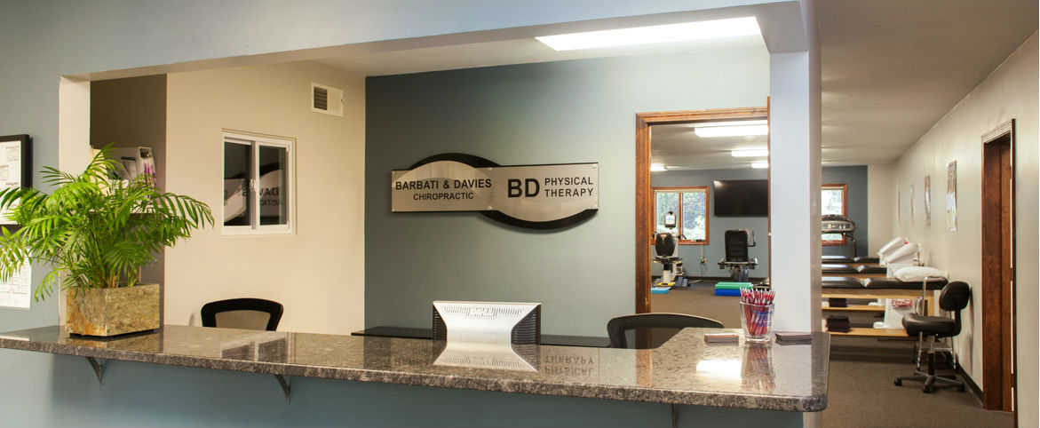 Barbati & Davies Chiropractic Reception Area