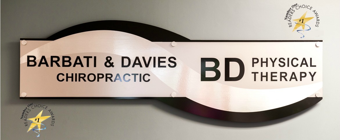 Barbati & Davies Chiropractic/BD Physical Therapy sign